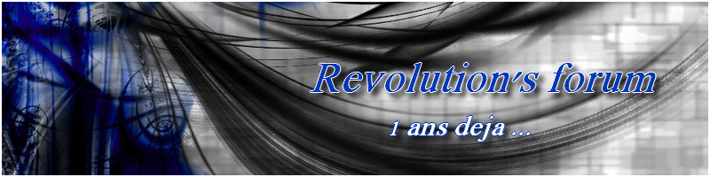 Revolution's Forum Forum Index